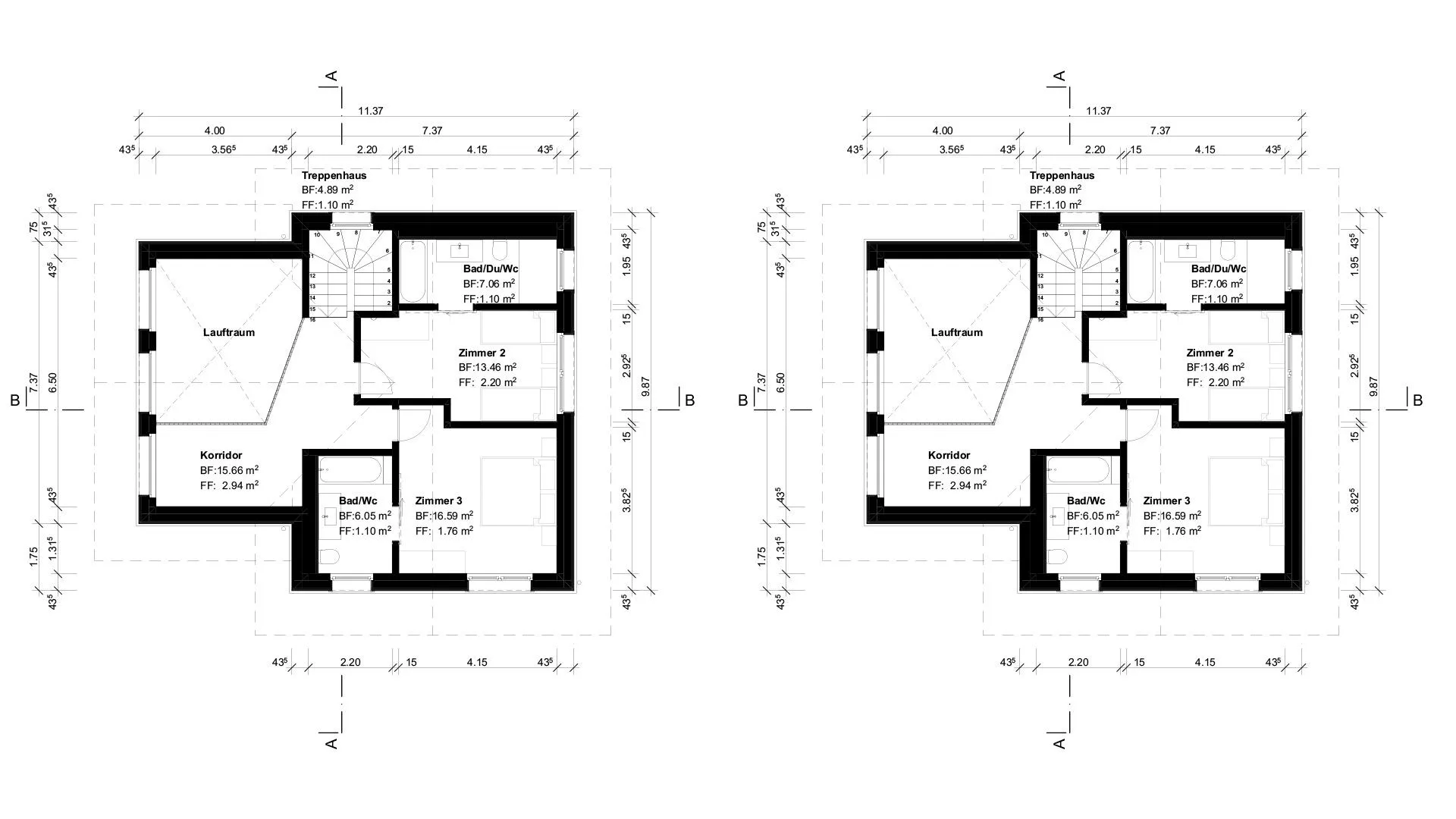 Baueingabeplan B7
