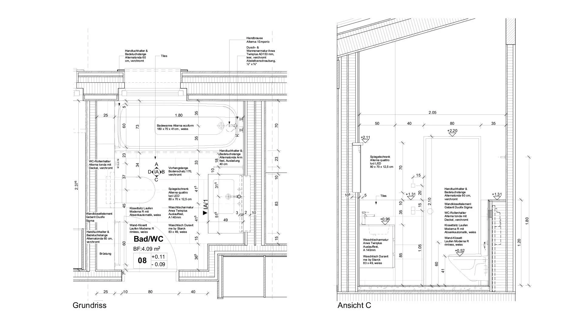 Nasszellenplan N4